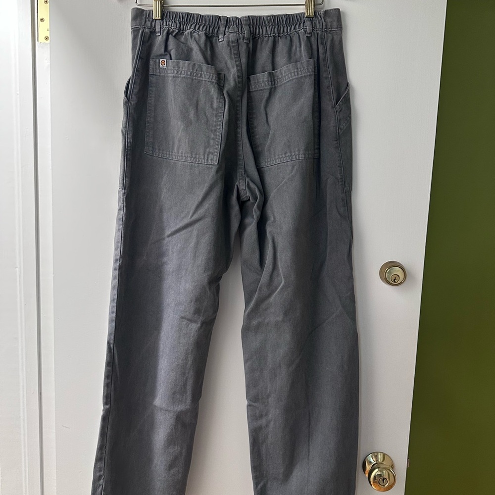 Big Bud Press Work Pants in Washed Grey - Picture 4 of 4